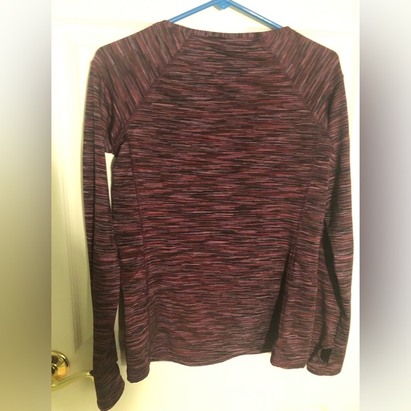 Champion Insulating Super Soft Base Layer in Purple Heather w/ Thumb Inserts - Picture 3 of 4